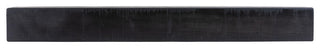Rustic Fireplace Mantel Shelf, Midnight Black, 72"