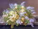Raoul Paul Maucherat De Longpre Yellow Roses and Lilacs Wall Decal