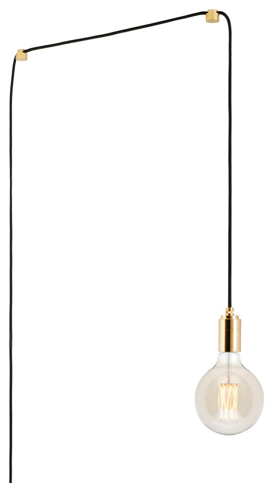 Brass Plug-In Pendant With Gaia