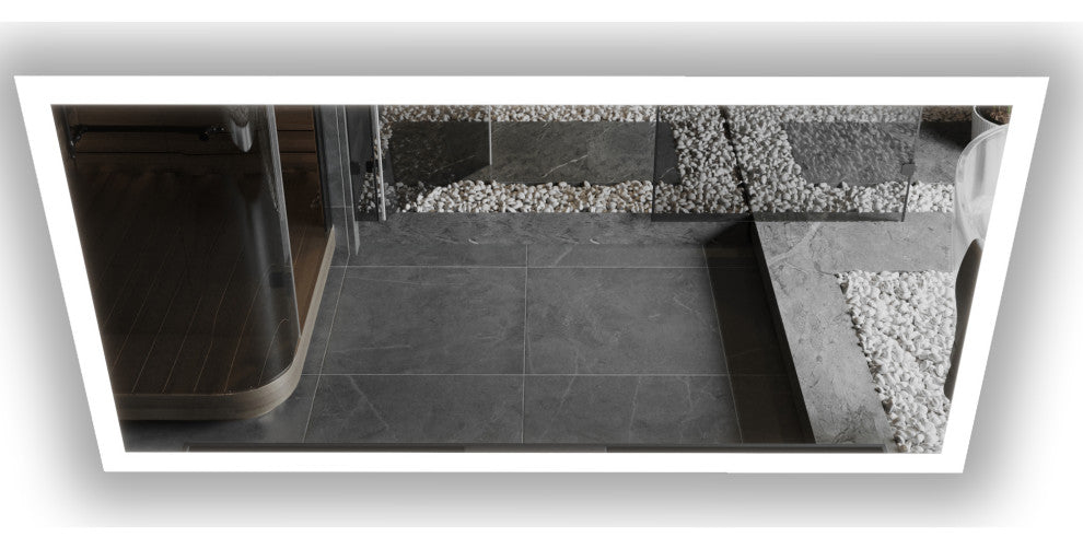 Gabriella Modern LED Bathroom Vanity Mirror, 30"x60"