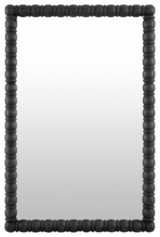 Galey Alix x Livabliss Karling Blair GAKB-1000 Accent Mirror, Antiqued Black, 37"h X 24"w X 2"d