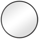 Uttermost Belham Round Iron Mirror