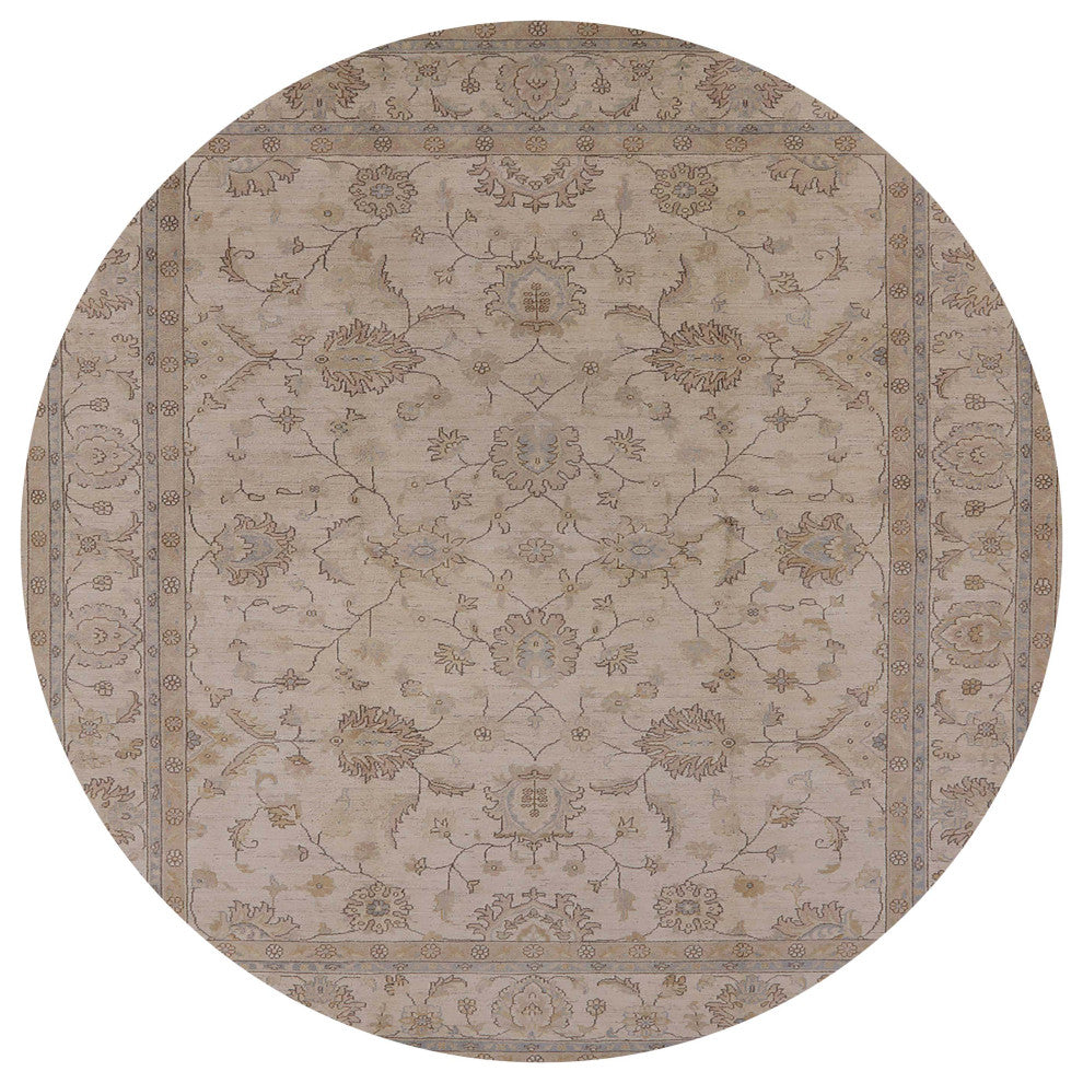 Ahgly Company Indoor Round Mid-Century Modern Area Rugs, 3' Round