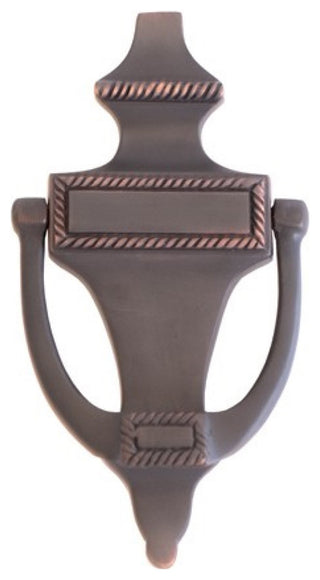 Rope Door Knocker 6-1/2", Venetian Bronze