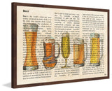 "Pick Your Beer" Framed Painting Print, 30"x20"
