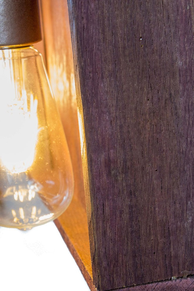Wine Barrel Wall Vanity Light - Aquila - Made from retired CA wine barrels
