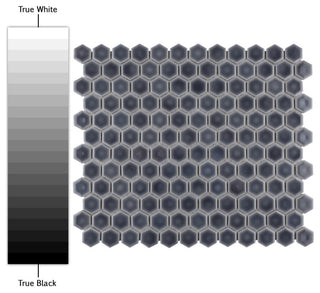 Hudson 1" Hex Imperial Grey Porcelain Floor and Wall Tile