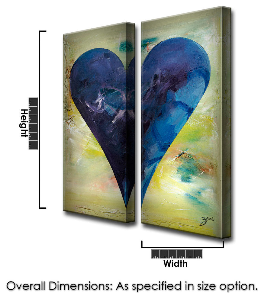 Heartwork "Barcelona"  2-Piece Canvas Art Set, 30"x12