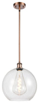 Innovations 516-1S-AC-G122-12-LED 1-Light Mini Pendant, Antique Copper