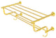 Carolina 24" Towel Shelf with Double Towel Bar, Polished Brass