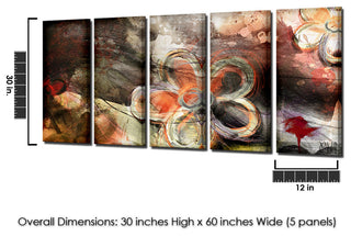 Painted Petals XVI Canvas Wall Art , 2-Piece Set