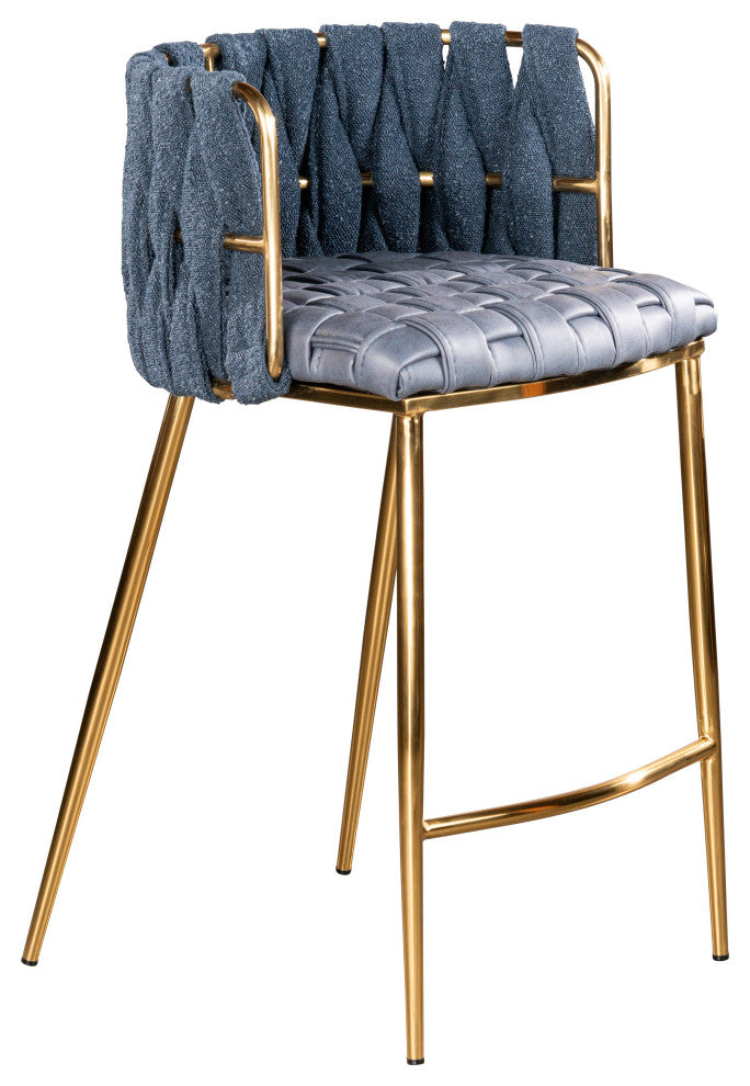 Milano Counter Chair, Blue