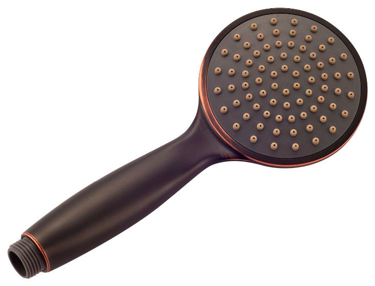 Oil Rubbed Bronze Shower Head+Handheld Bathroom Faucet Fitting