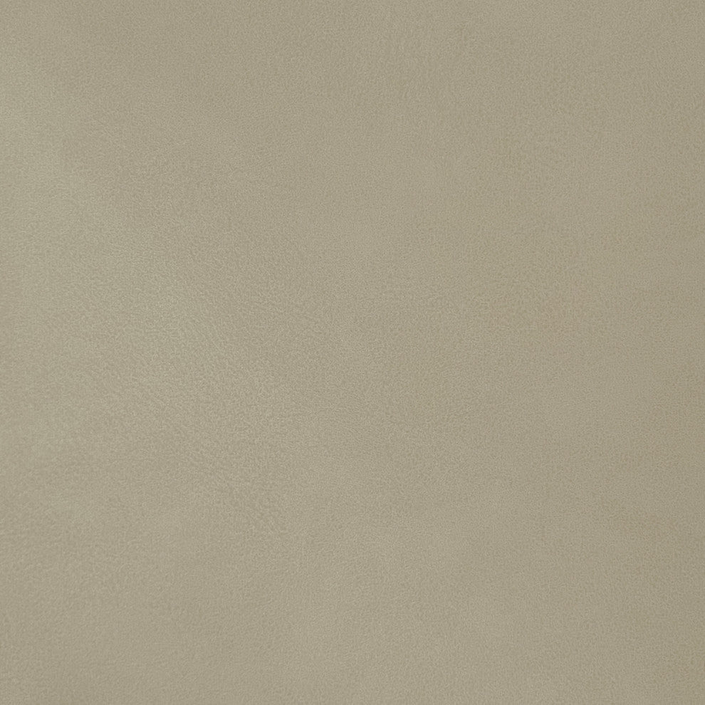 Gallo Vegan Leather Upholstered Bed, Beige, Queen