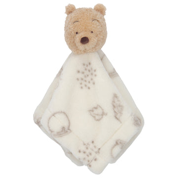 Lambs & Ivy Disney Baby White/Tan Classic Pooh Lovey/Security Blanket