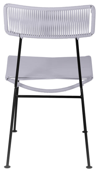 Hapi Indoor/Outdoor Handmade Dining Chair, Clear on Black