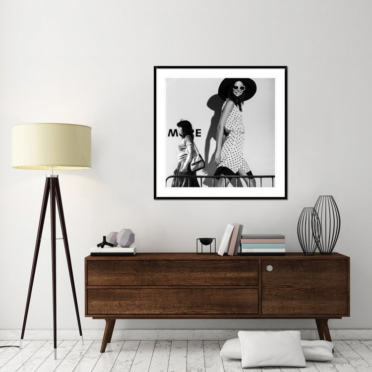 "Me And My Expectations" Framed Digital Print by Bobby Kostadinov, 44x44"
