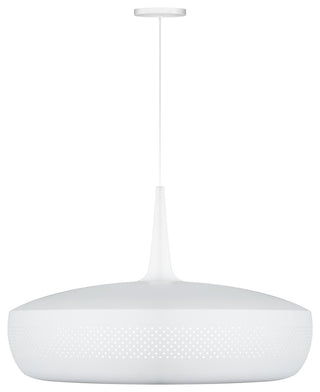 Clava Dine Hardwired Pendant, White/Matte White