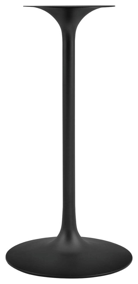 Lippa 28" Round Terrazzo Bar Table, Black White