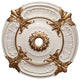 Artistry Lighting, Round 40" Classic White and Gold Ceiling Medallion (ARP16-FQ)