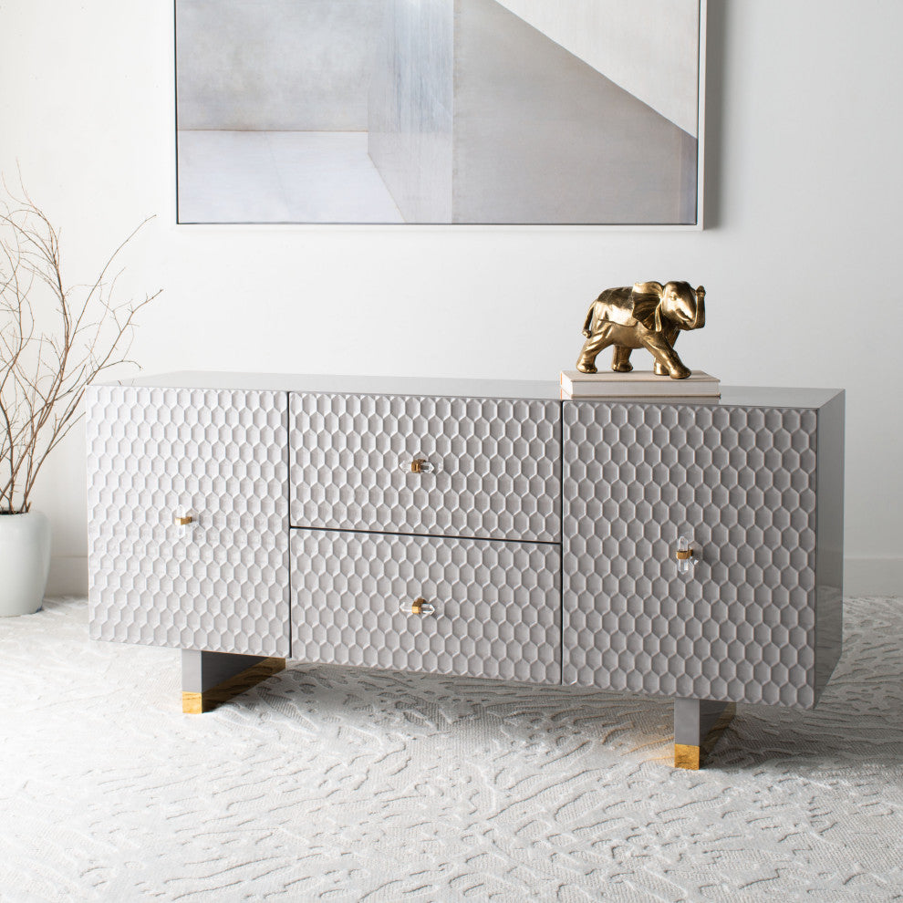 Safavieh Couture Kingsly Sideboard Grey