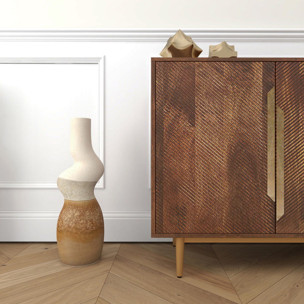 Malone Ceramic Floor Vase, Small