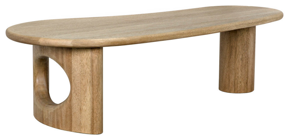 Noir Furniture - Harvey Coffee Table in Washed Walnut - GTAB1124WAW