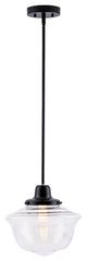 Lavagna Pendant Light with Bulb, Black
