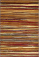 Unique Loom Beige Barista Icatu 4' 0 x 6' 0 Area Rug