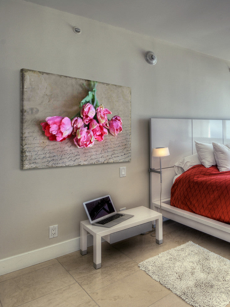 "Tulip Still Life" Print on Canvas by Sylvia Cook