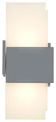 Acuo Outdoor LED Sconce, Matte Gray, Warm White