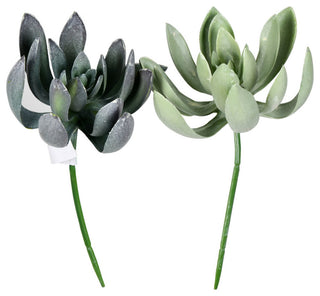 Vickerman 8" Green Echeveria Spray, Pack of 4