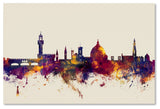 Michael Tompsett 'Florence Italy Skyline' Canvas Art, 47"x30"