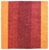 HAND KNOTTED LOOM WOOL ECO-FRIENDLY AREA RUGS-Rectangle,Orange Red,Contemporary