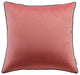 Accentuate 20" Performance Velvet Throw Pillow, Blossom Navy