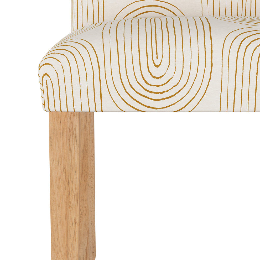 Dining Chair, Oblong Mustard