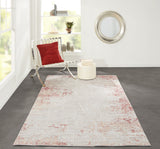 Momeni Genevieve Polyester Area Rug, Red, 7'9" X 9'10"
