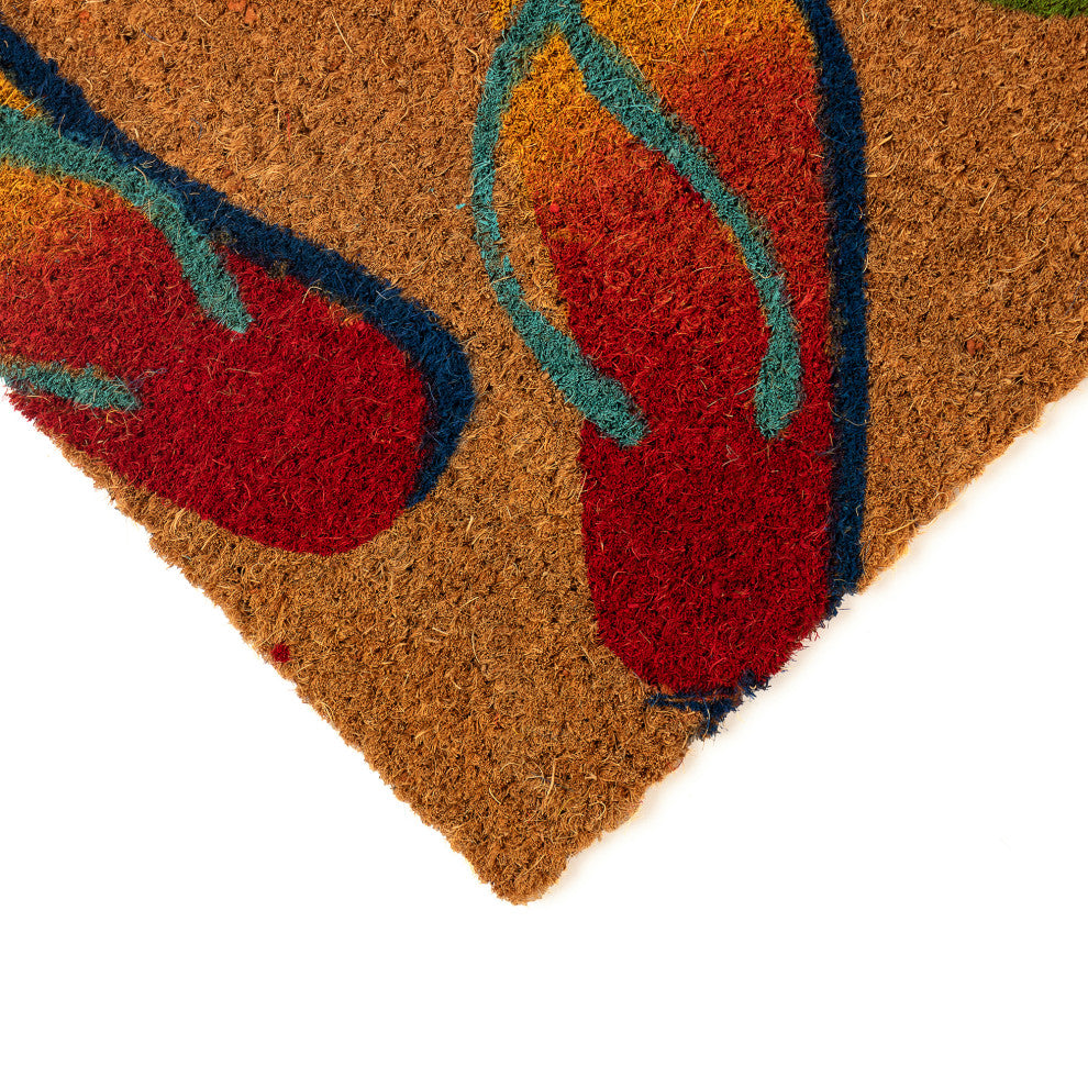 Natura Remove Flip Flops Outdoor Mat Spice 1'6"x2'6"