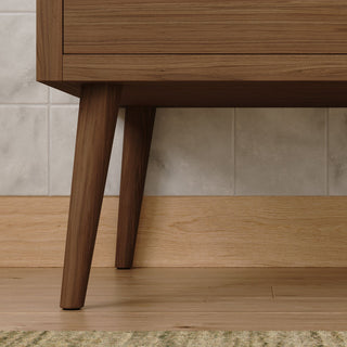 The Richmond Bathroom Vanity, Walnut, 42", Single Sink, Freestanding