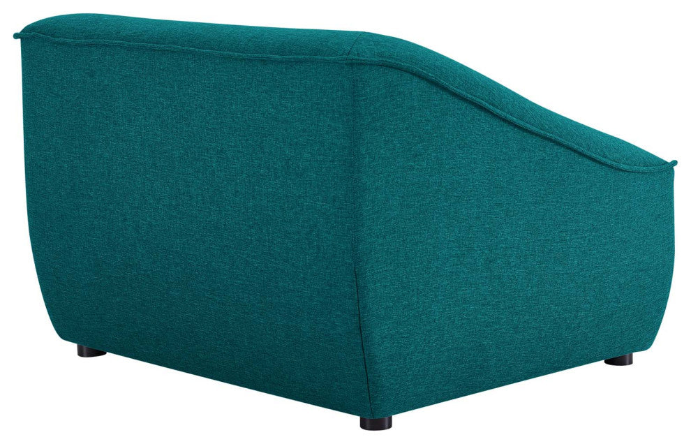 Comprise Left-Arm Sectional Sofa Chair-Teal