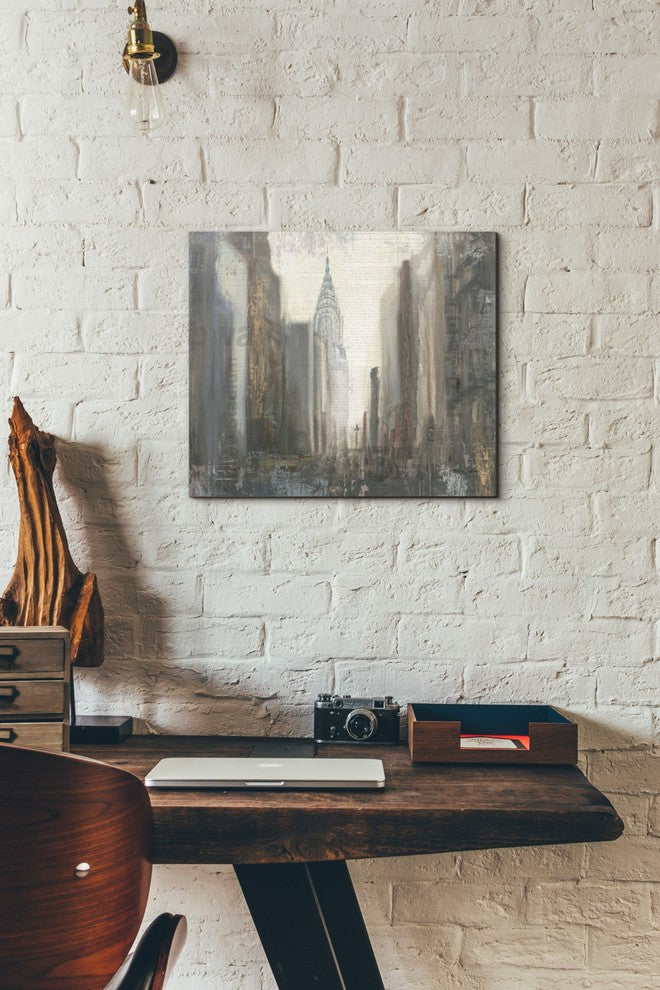 "Urban Movement" Giclee Canvas Wall Art, 16"x18"