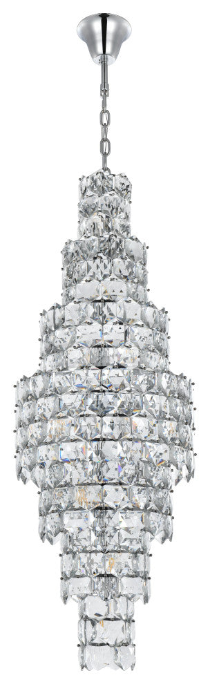 Home Living 24" Chandelier, Chrome