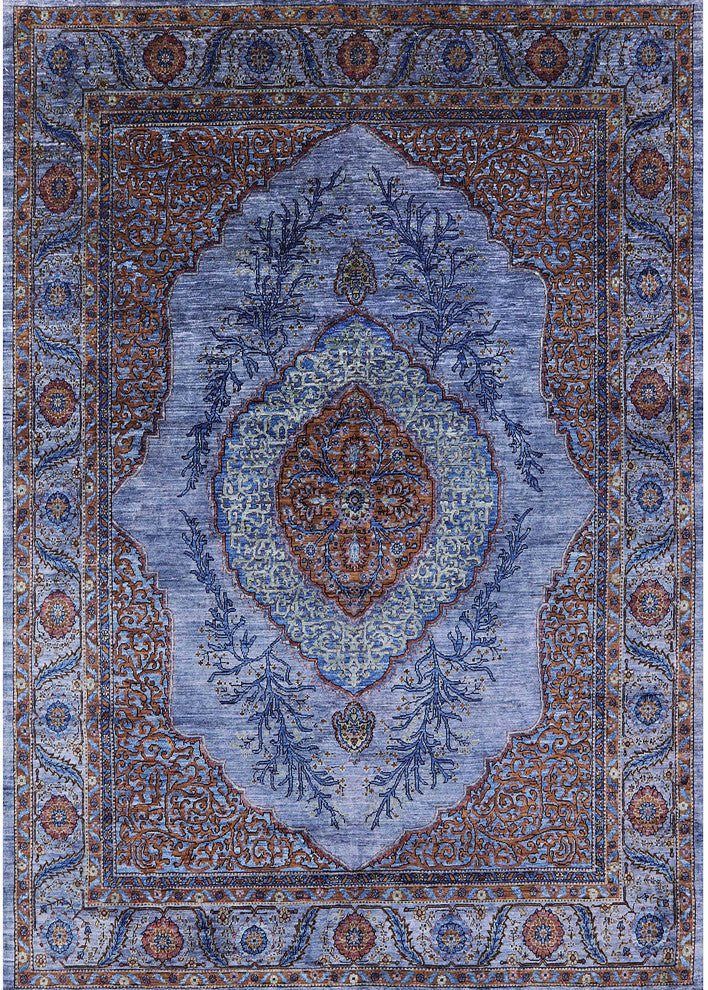 Ahgly Company Indoor Rectangle Mid-Century Modern Area Rugs, 6' x 9'