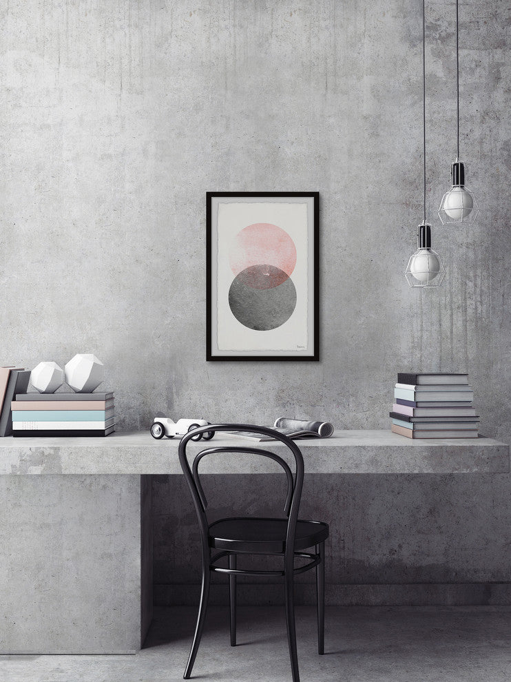 "Red Dawn" Framed Painting Print, 30"x45"