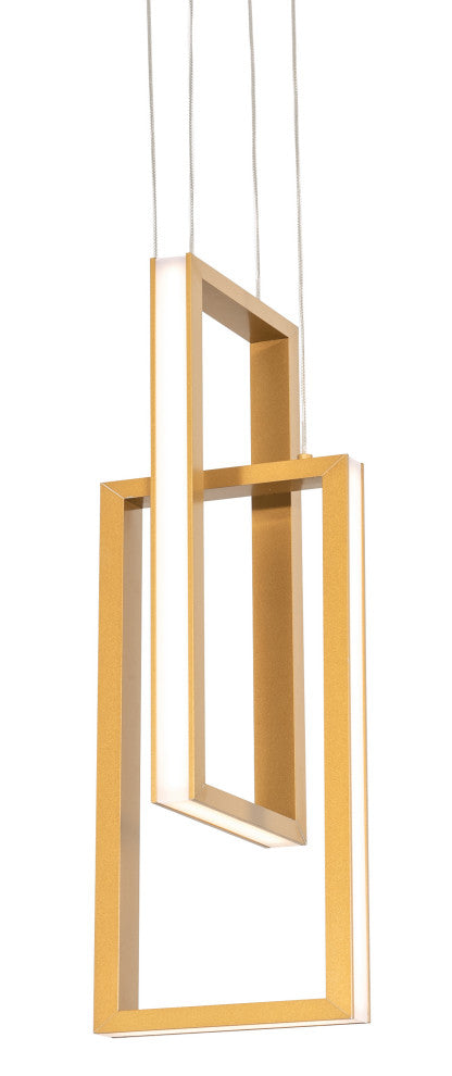 Cole Pendant, LED 24W, 2400 LM, 120V, Gold