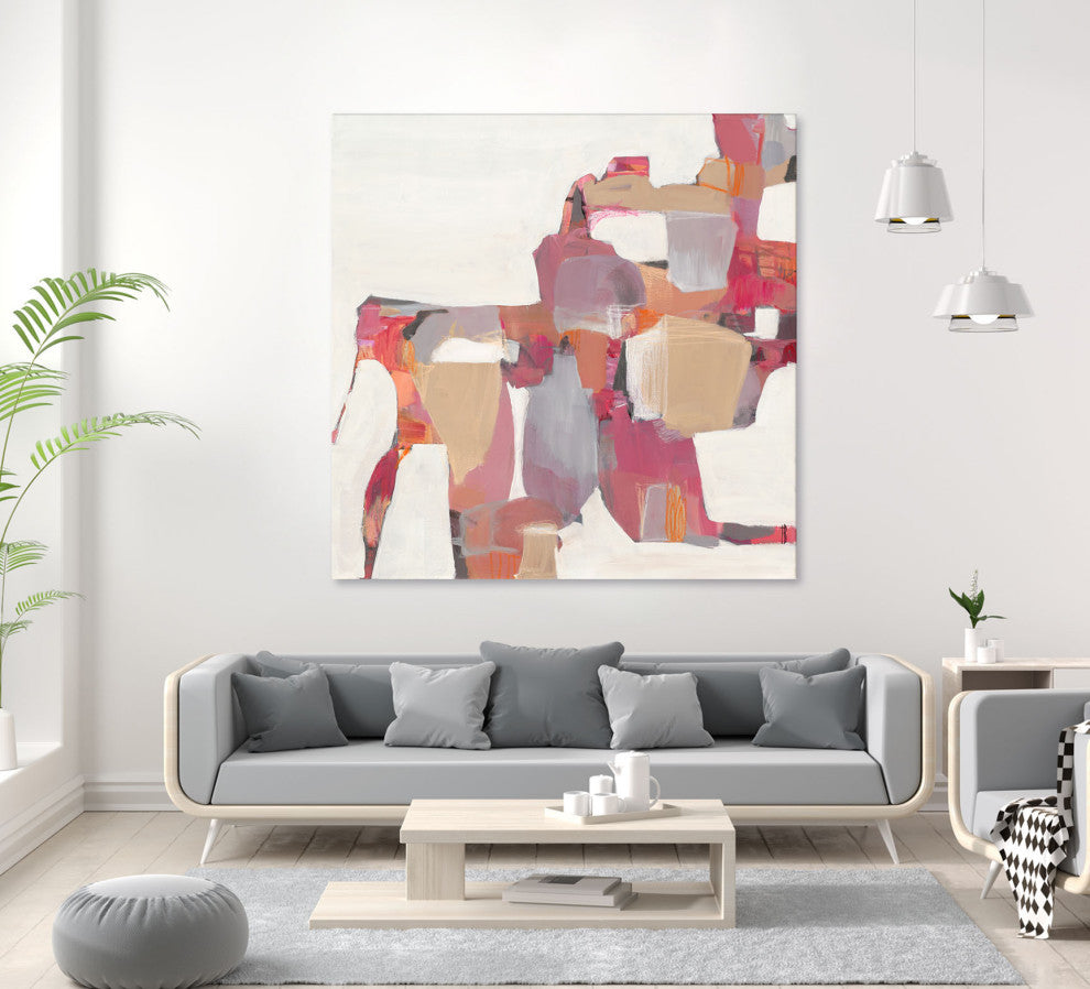 Geranium - 54 x 54 by Terri Burris
