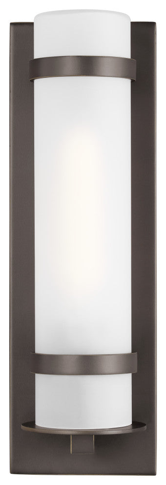 Alban Large 1-Light Outdoor Wall Lantern, Antique Bronze