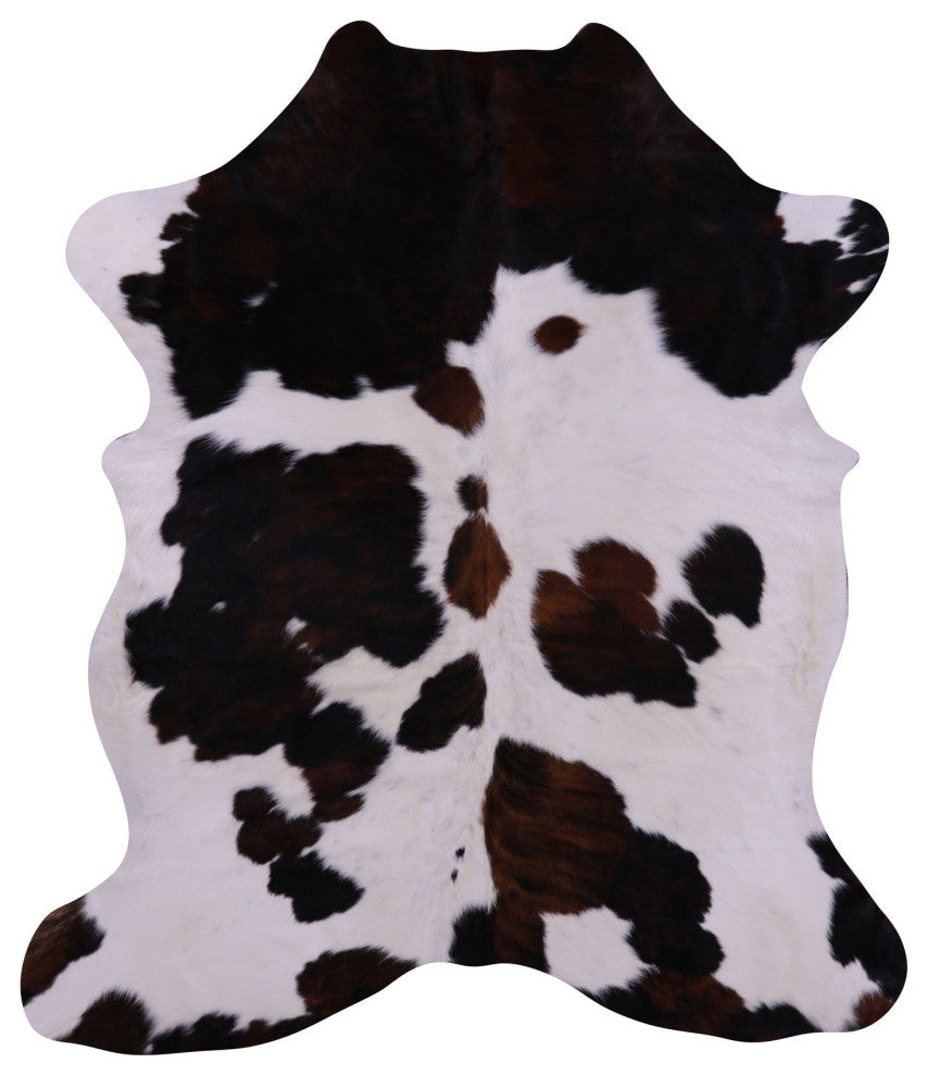 Natural Cowhide Rug 7' 1" X 6' 1" C1987