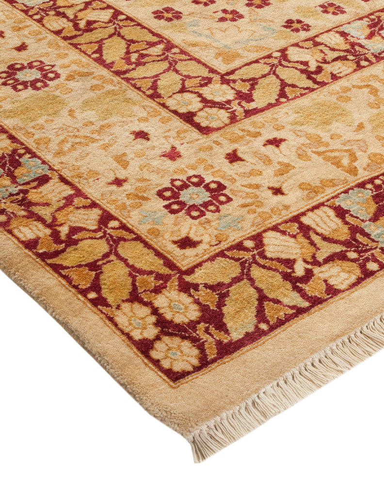 Mogul, One-of-a-Kind Hand-Knotted Area Rug Yellow, 9'2"x12'0"