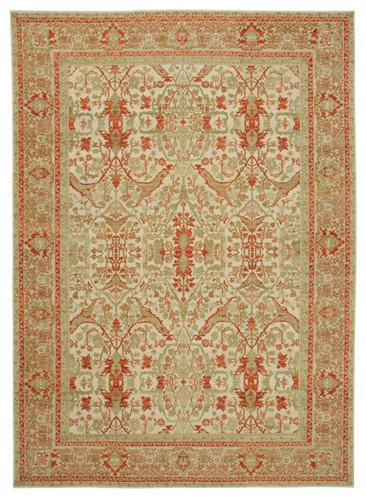 Rug N Carpet - Hand-Knotted Oriental 10' 2" x 14' 1" Unique Oushak Area Rug